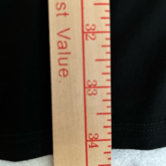 Eileen Fisher Dress Women's Large Black Pin Tuck Cap Sleeve Straight Hem Shift - Picture 7 of 9